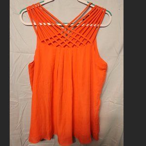 Coral Chiffon X-Strap - Never Worn